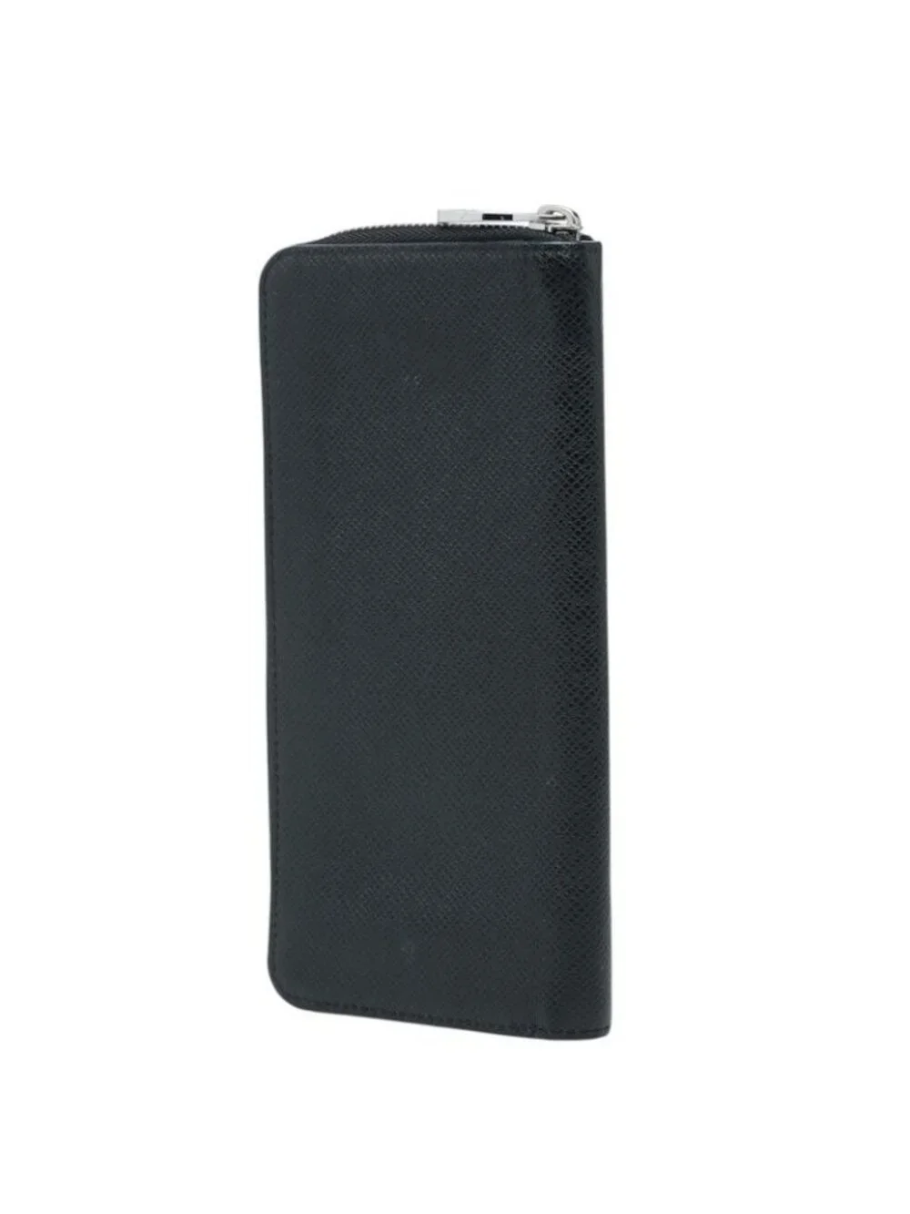 Louis Vuitton Taiga Zippy Wallet Vertical Noir Black Leather